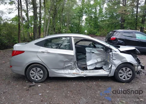 2017 Hyundai Accent Se из США, поврежденный, VIN KMHCT4AE8HU296827